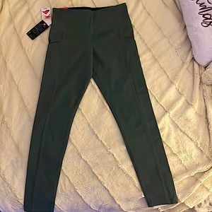 MEDIUM DARK TEAL COMFORTABLE LEGGINGS FROM SUPPLEX